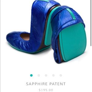Tieks Sapphire Patent Flats